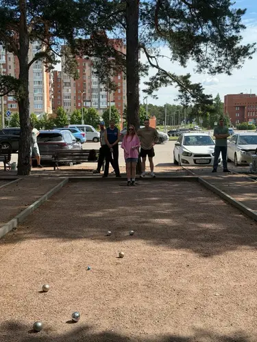 Фотография: (Турнир по петанку среди сотрудников и ветеранов Ленинградской АЭС)