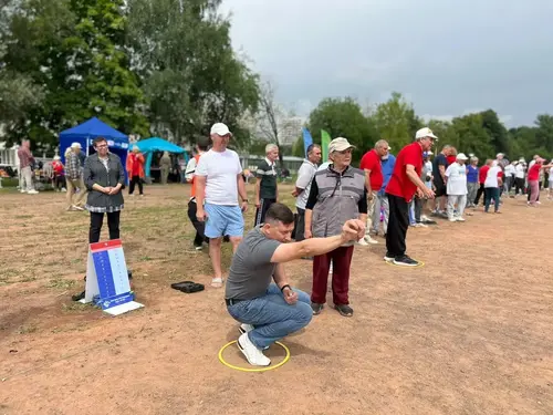 Фотография: (Городские соревнования по петанку «Демография»)