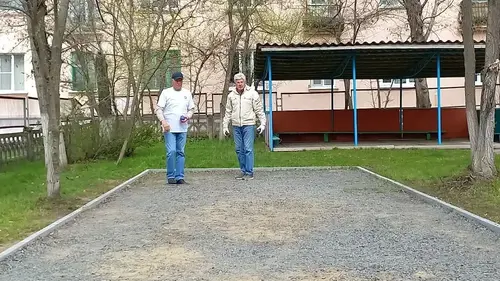 Фотография: (Турнир по петанку среди ветеранов НВАЭР)
